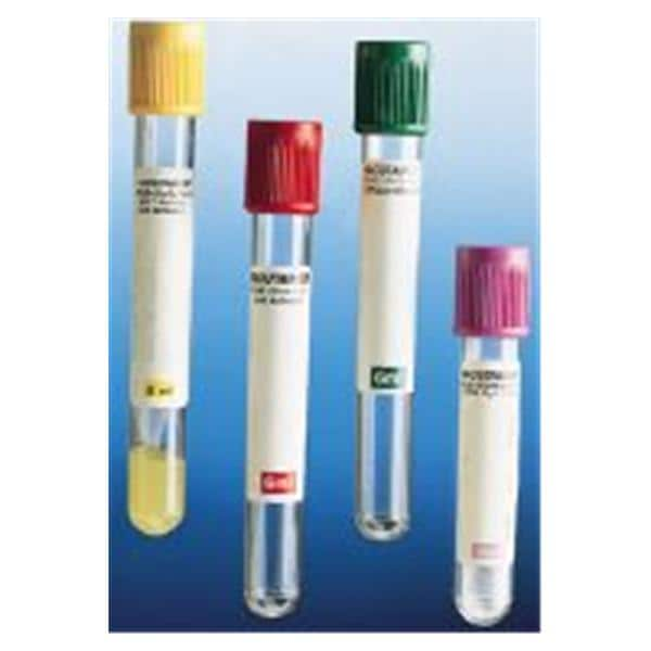 Vacutainer Venous Blood Collection Tube Green 10mL Cnvntnl Clsr Plstc 100/Bx