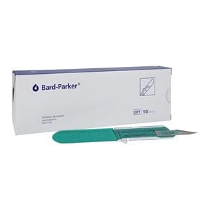 Bard-Parker Disposable Safety Surgical Scalpel #11 Stainless Steel Blade Sterile
