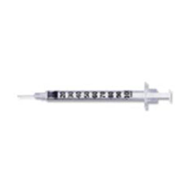 Micro-Fine IV Insulin Syringe/Needle 28gx1/2" 1cc Orange Conventional LDS 100/Bx