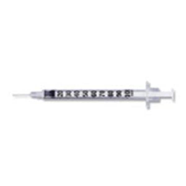 Micro-Fine IV Insulin Syringe/Needle 28gx1/2" 1cc Orange Conventional LDS 100/Bx