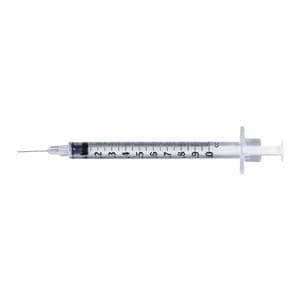 PrecisionGlide Allergy Syringe/Needle 27gx3/8" 1cc Conventional LDS 25/Pk, 40 PK/CA