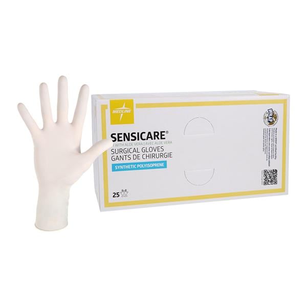 SensiCare Aloe Polyisoprene Surgical Gloves 7.5