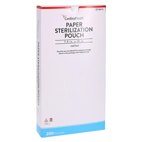 Sterilization Pouch Self Seal 7.5 in x 13 in 200/Bx