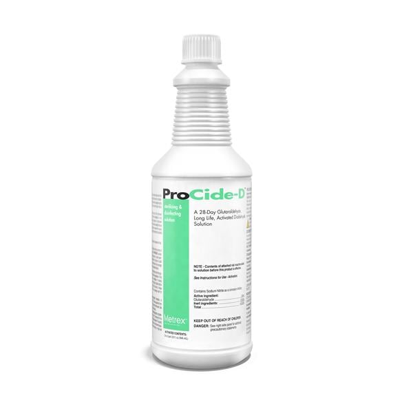 ProCide-D High Level Disinfectant 2.5% Glutaraldehyde 4 Quart 32 Oz