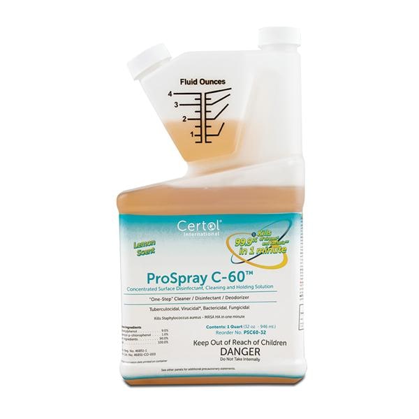 ProSpray C-60 Solution Disinfectant Meter Dose Lemon 32 oz 32oz/Bt