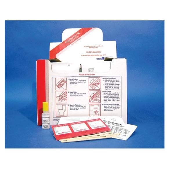 ColoScreen FOB: Fecal Occult Blood Test Kit CLIA Waived For Lab Use 10003CA