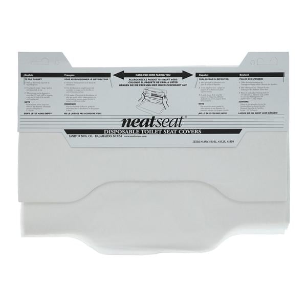 NeatSeat Toilet Seat Cover White 1000/Bx