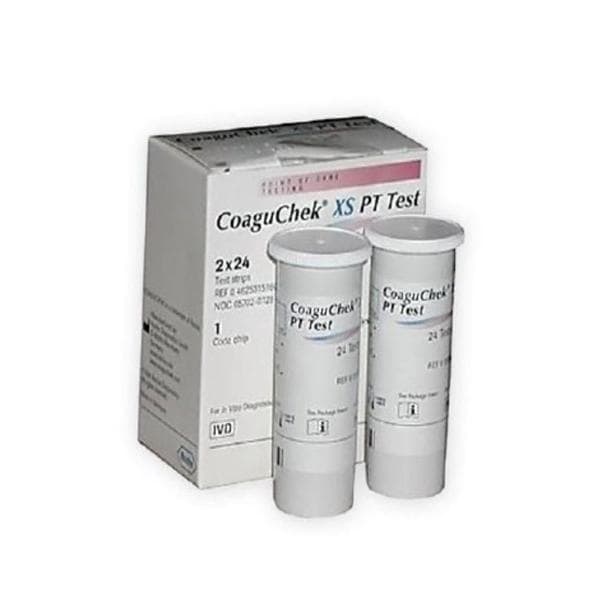 CoaguChek XS Custom PT/INR Test Strip 2x24/Bx