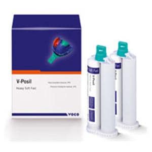 V-Posil Impression Material Fast Set 50 mL Heavy / Soft Cartridge Refill 2/Pk