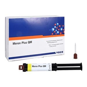 Meron Plus QM Luting Glass Ionomer Automix Cement Syringe Refill 3/Pk