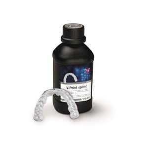 V-Print Splint 3D Print Resin Clear 1000 Gm Ea