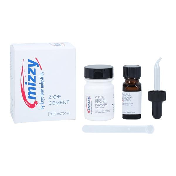 Mizzy Zinc-Oxide Eugenol Powder & Liquid Cement Cement Kit Ea