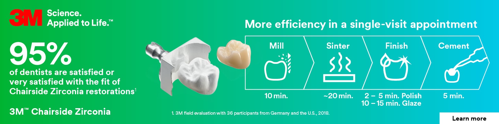 3M Chairside Zirconia Dental Milling Blocks