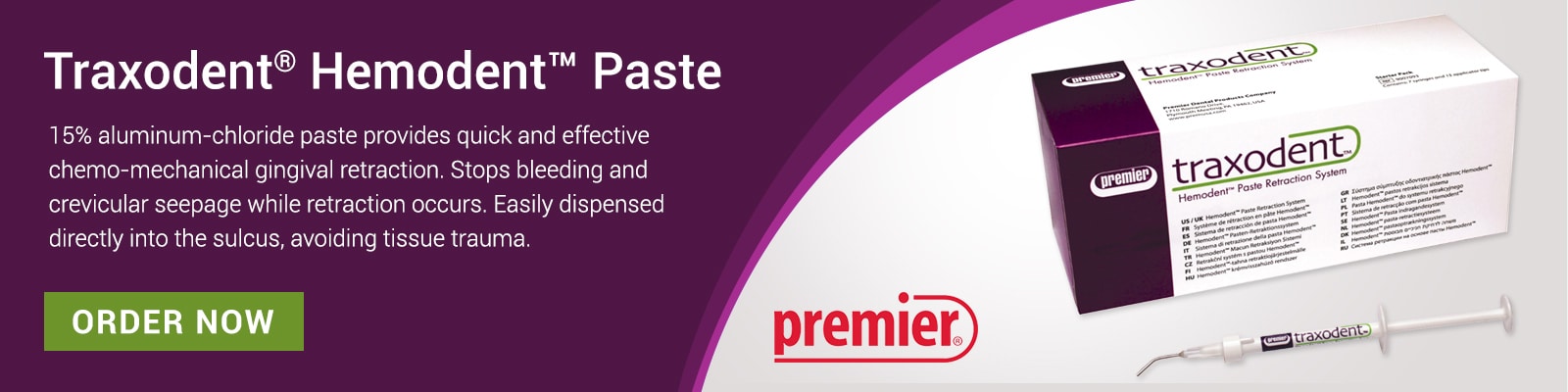 Traxodent® Hemodent™ Paste - Premier®