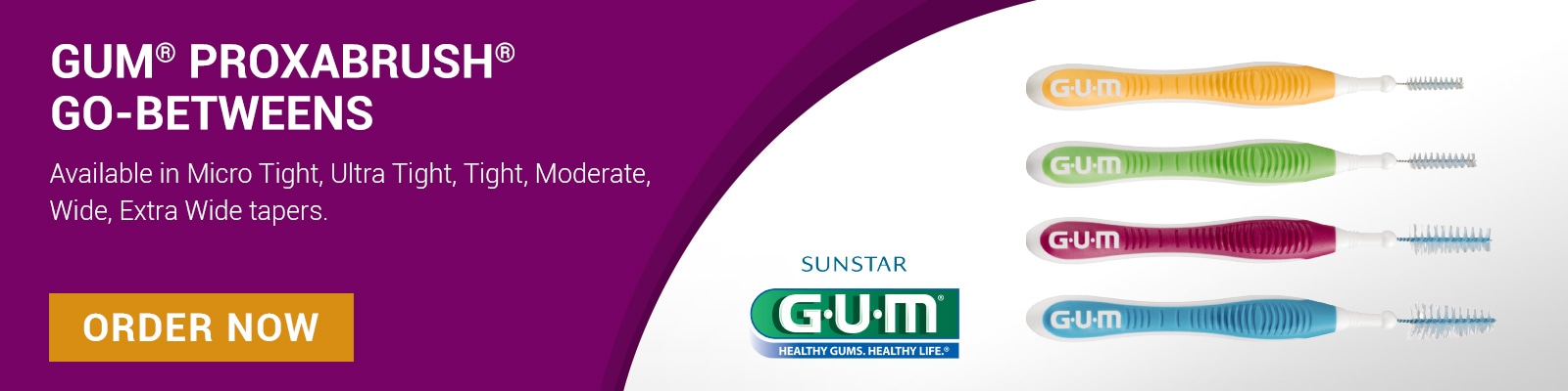 Sunstar Americas, Inc. GUM® Proxabrush® Go-Betweens Variety Pack
