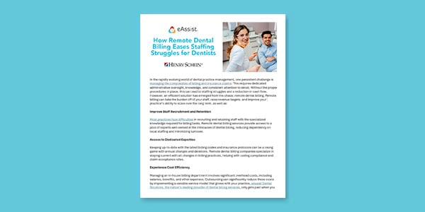 How Remote Dental Billing Eases Staffing Struggles for Dentists