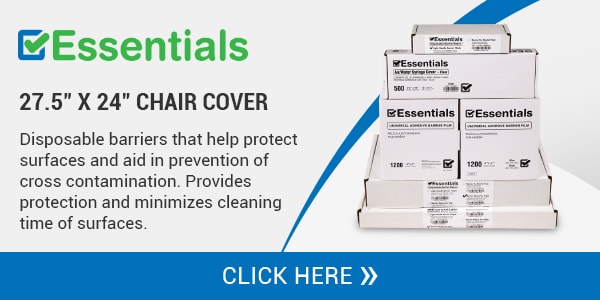 Essentials Healthcare Products - 27.5" x 24" Chair Cover