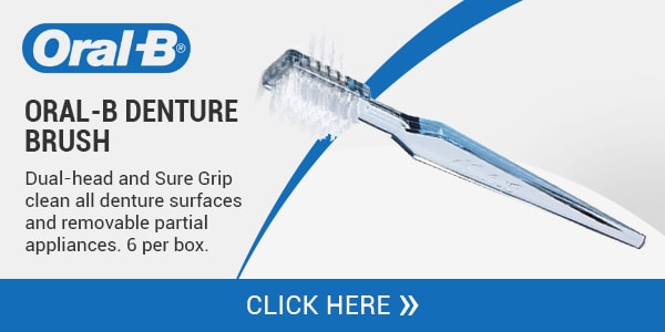 Procter & Gamble Oral-B Dual-Head Denture Brush