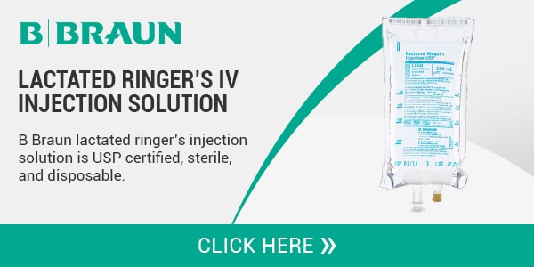 B Braun Medical Inc. Lactated Ringers IV Injection Solution