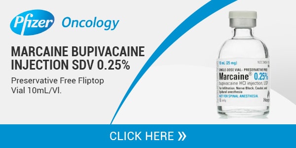 Pfizer Injectables Marcaine Bupivacaine Injection SDV 0.25%