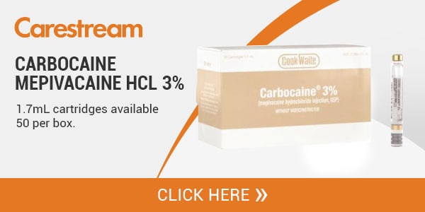 Carbocaine Box White and Tan
