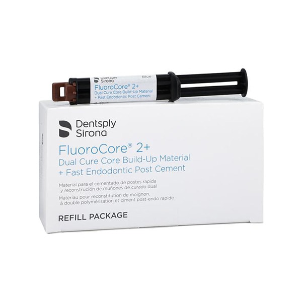 FluoroCore 2+ Core Buildup Blue Syringe Refill