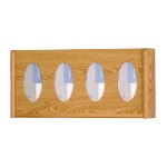 Multi-Pocket Wooden Wall Mounted Glove Dispenser