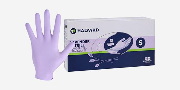 Lavender Nitrile Exam Gloves Non-Sterile