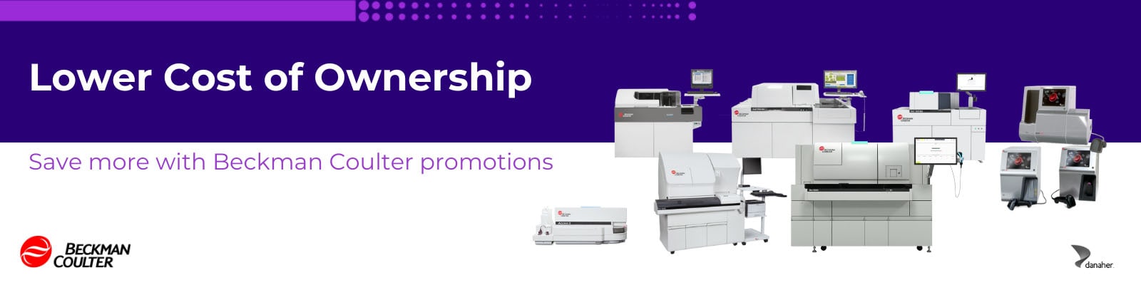 Lower Cost of Ownership – Save more with Beckman Coulter promotions