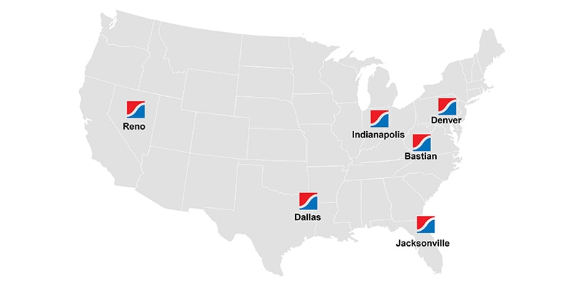 North American medical supplies and equipment distribution centers