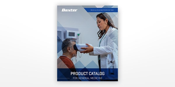 Baxter (Welch Allyn) Product Catalog for General Medicine