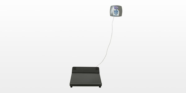 High-Capacity Remote Display Digital Medical Scale with Large Base - Henry Schein Medical