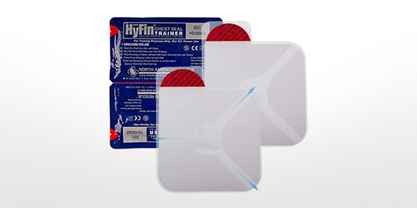 HyFin® Chest Seal Twin Pack Trainer – Henry Schein Medical