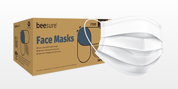 Beesure ASTM Level 2 Face Masks - Henry Schein Medical