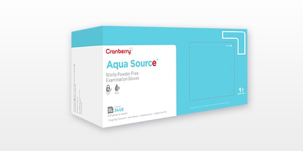 Moisture lock Series: Aqua Source Nitrile Exam Gloves - Henry Schein Medical